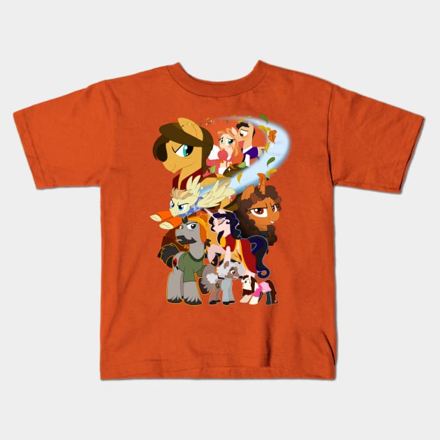 Friendship is Serenity Kids T-Shirt by nanook1234